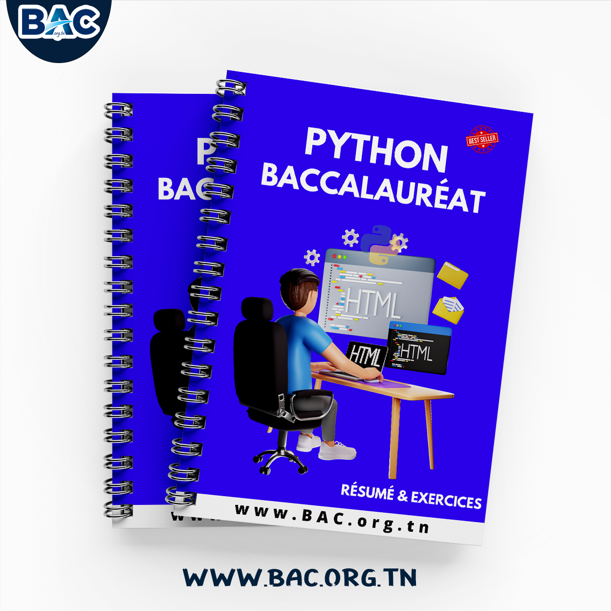 Livre Python - Résumé + Des exercices corrigées - Bac 2026